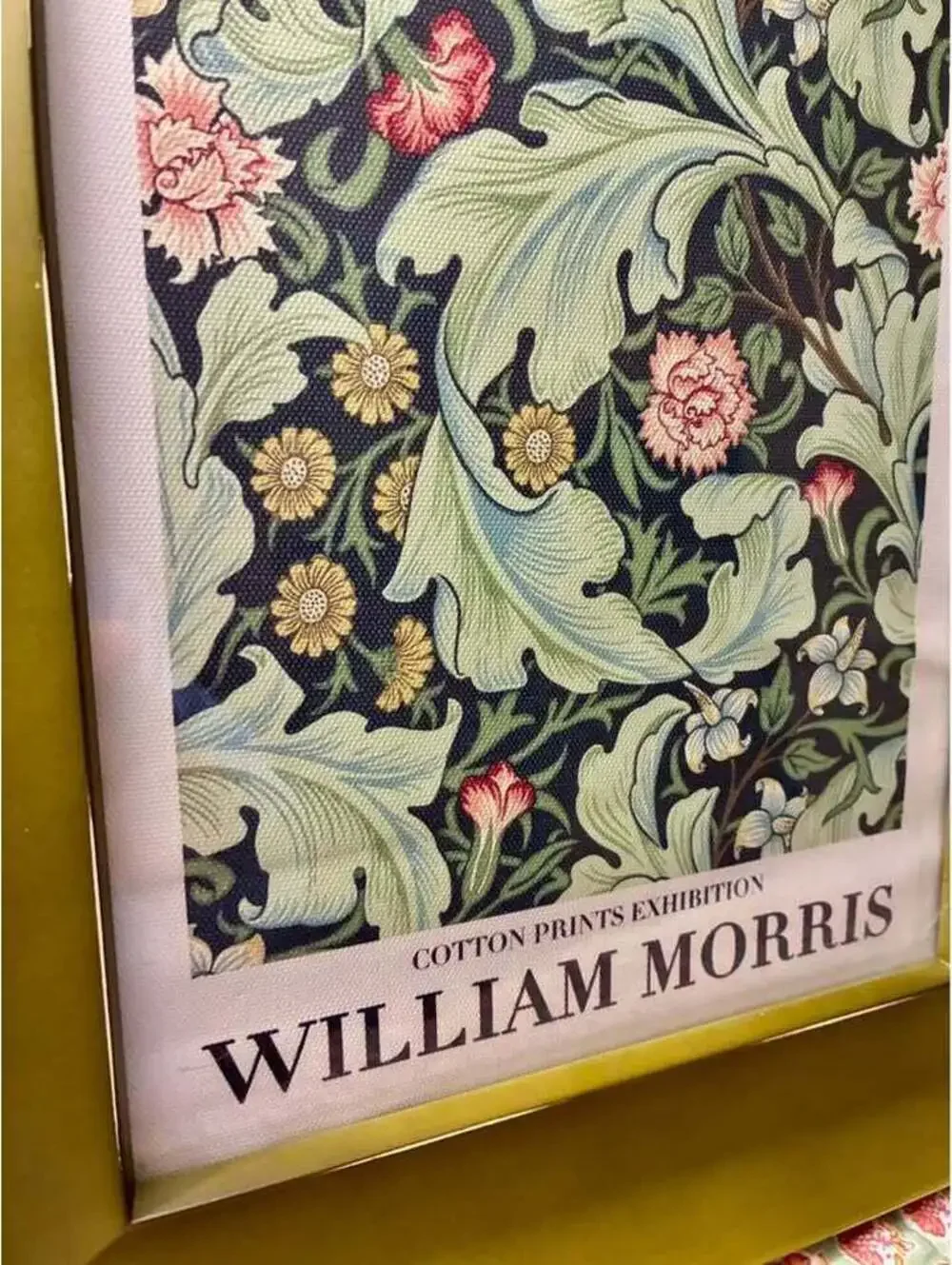 William Morris Cotton Prints Exhibition Framed Art Print